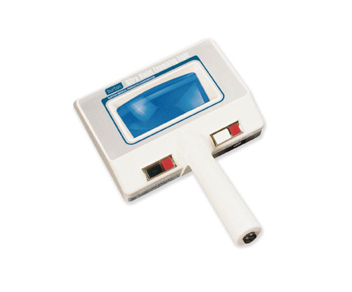 Light Exam Ultraviolet Hand Held w/2.25X magnifier, Two White & Two UV Bulbs - 120V by Burton Medical Products, Inc.  ID UV503
